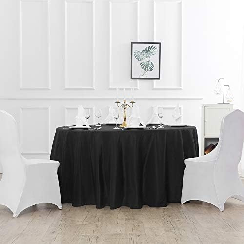 Table cloth for round tables in multiple colors for weddings, parties, and events