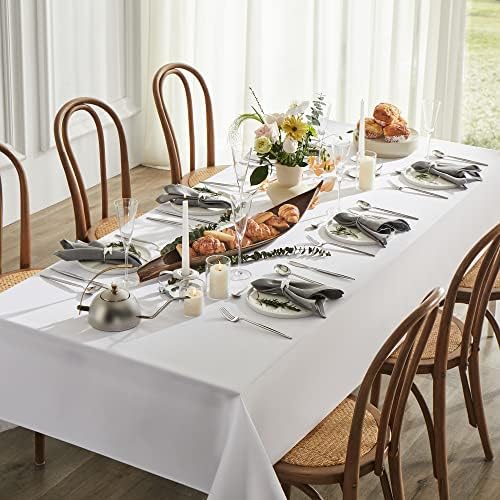 Table cloth for rectangular tables in assorted colors displayed at an event