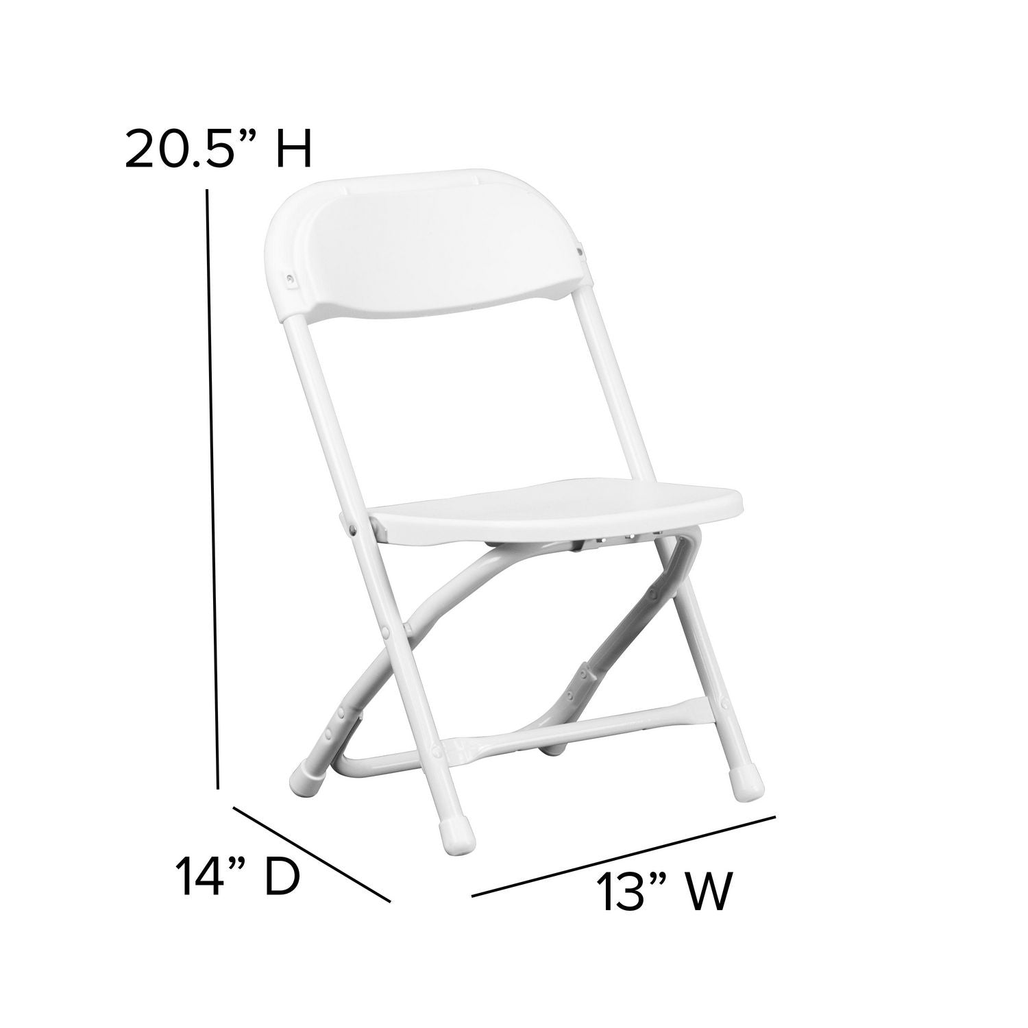 Kids folding event chair with colorful plastic seat and safe folding frame for parties, schools, and activities