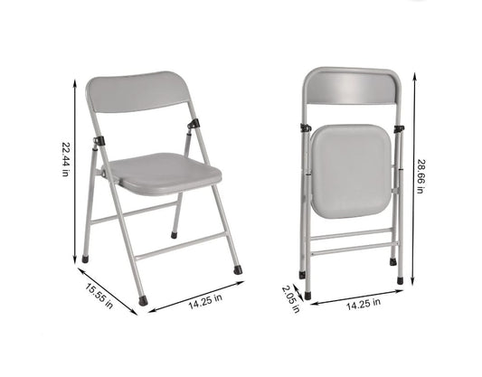Kids folding event chair with colorful plastic seat and safe folding frame for parties, schools, and activities