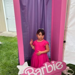 Giant Barbie Photo Box – Life-Size Doll Display for Events
