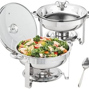 Tabletop Circular Buffet Warmer with Fuel Can – Ideal for Food Service