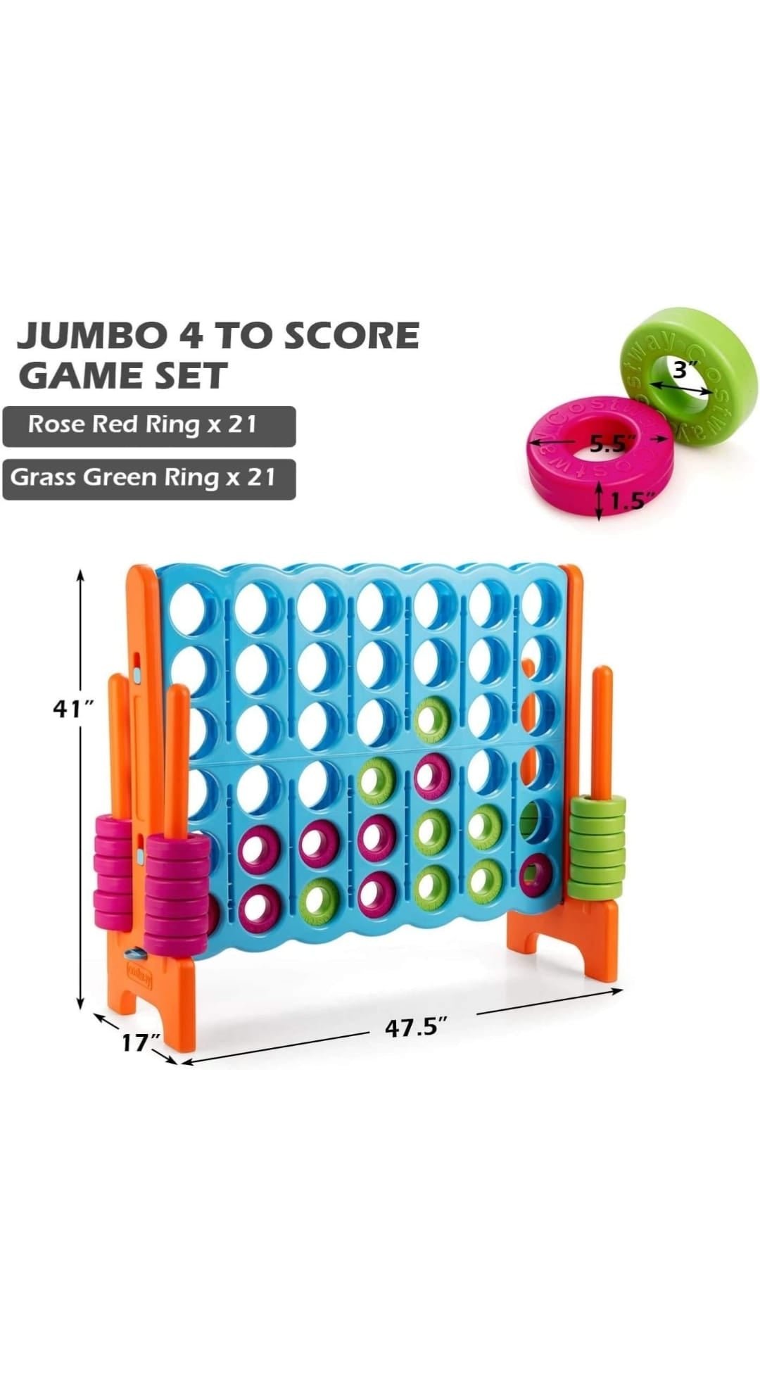 Giant Connect 4-in-a-Row Game – Fun for All Ages at Events and Parties - Image 4
