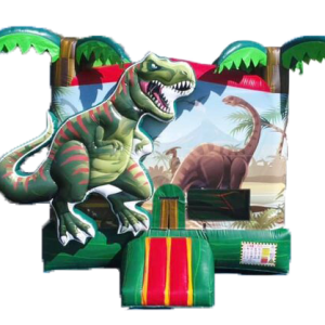 Dinosaur Bouncy Castle with Slide – Inflatable for Jurassic-Themed Events
