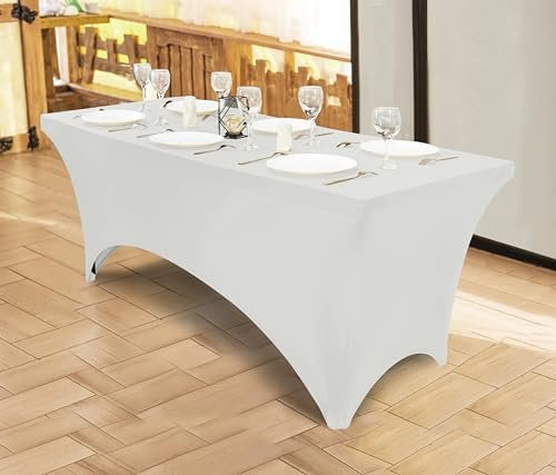 Spandex Table Cloth for Rectangular Tables – Assorted Colors Available - Image 4